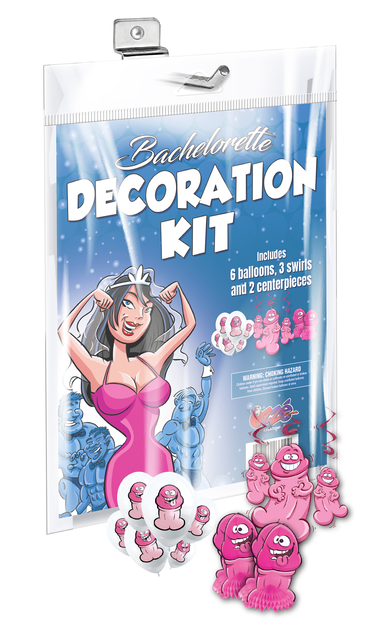 Bachelorette Decoration Kit - Blue